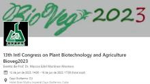 13th INTERNATIONAL CONGRESS ON PLANT BIOTECHNOLOGY AND AGRICULTURE
