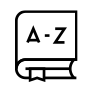 Icono representativo de Diccionario.