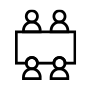 Icono representativo de Junta directiva.