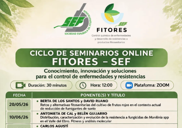 Ciclo de Seminarios FITORES-SEF 3er Seminario