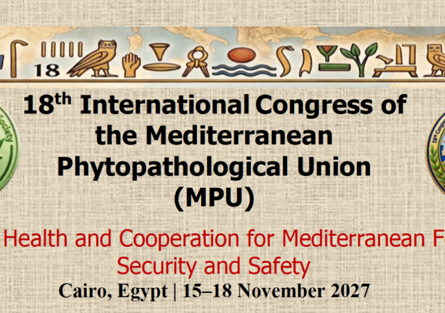 18th International Congress of the Mediterranean Phytopathological Union (MPU)